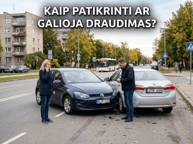 Kaip patikrinti ar galioja draudimas: greitai ir lengvai